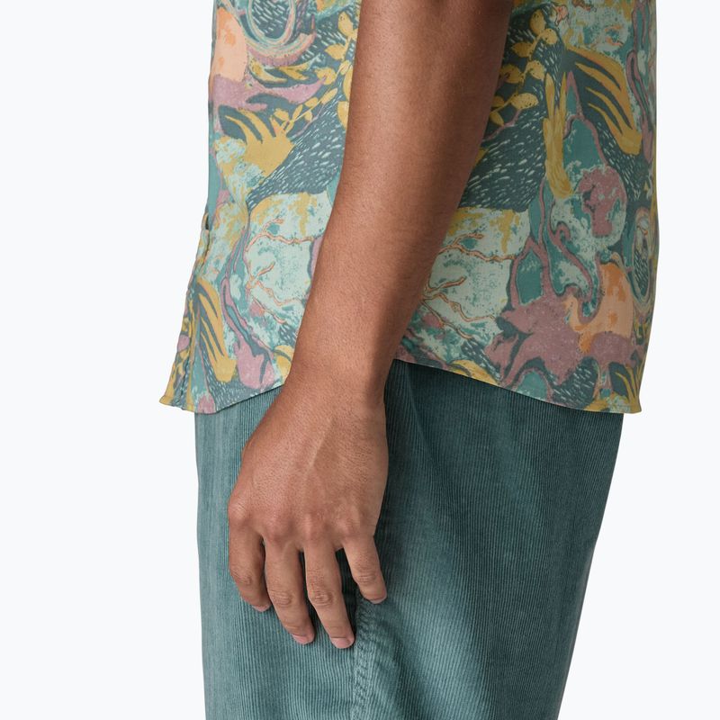 Camicia da uomo Patagonia Go To moon tripper/blue sage 7