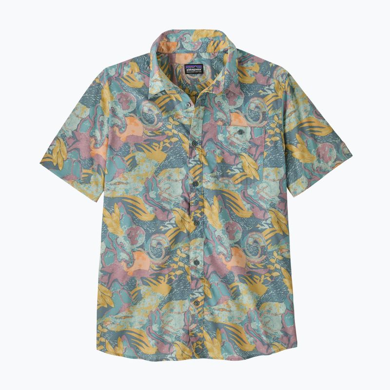 Camicia da uomo Patagonia Go To moon tripper/blue sage 8