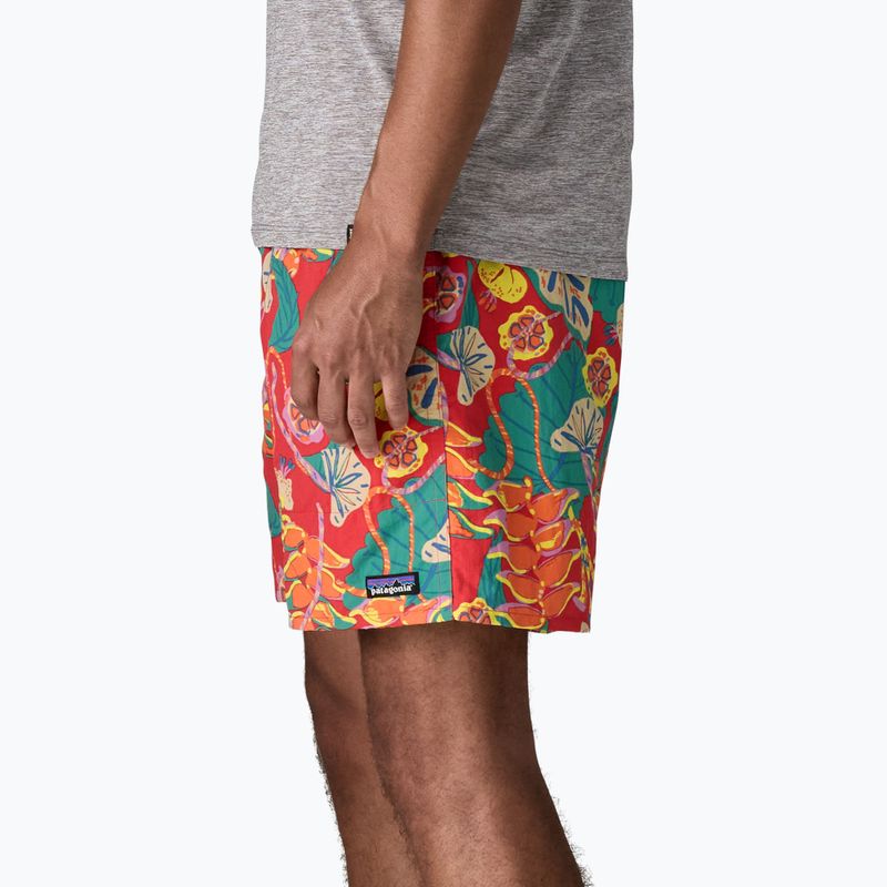 Pantaloncini da uomo Patagonia Baggies Longs 7" tropiclimb/hot ember 5