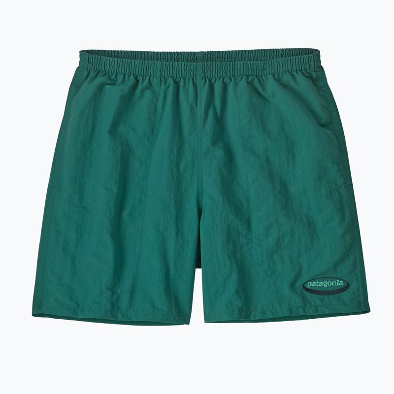 Pantaloncini da uomo Patagonia Baggies 5" 95 oval logo/gem green 8