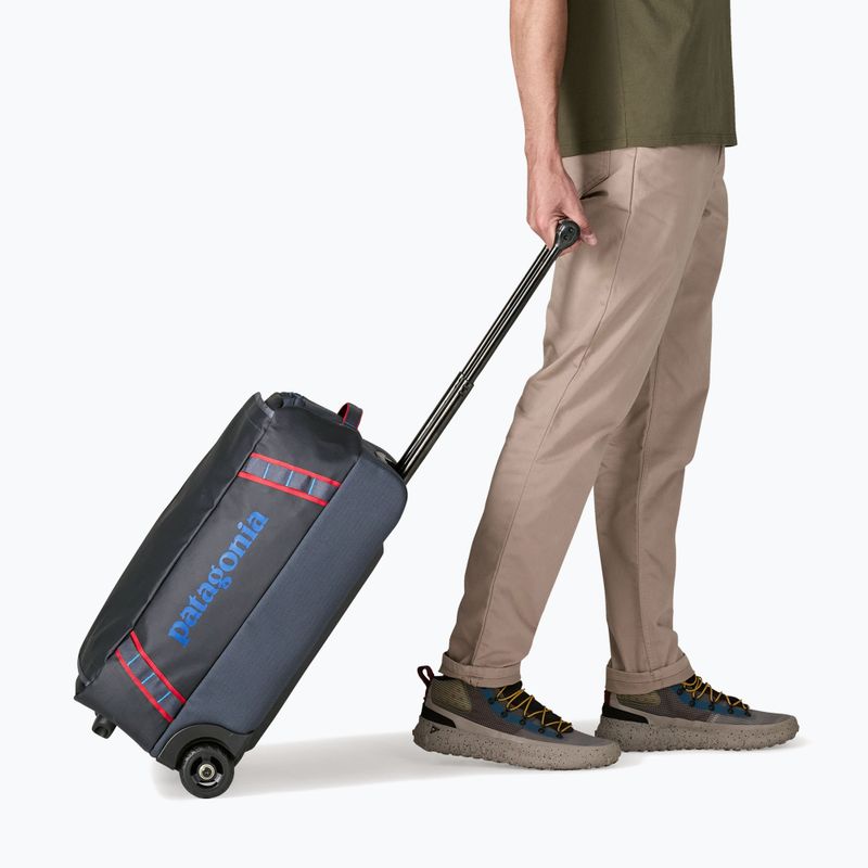 Borsa da viaggio Patagonia Black Hole Wheeled Duffel 40 l smolder blue/amanita red 5