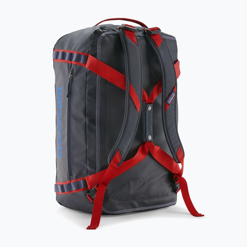 Borsa da viaggio Patagonia Black Hole Duffel 55 l smolder blue/amanita red 2