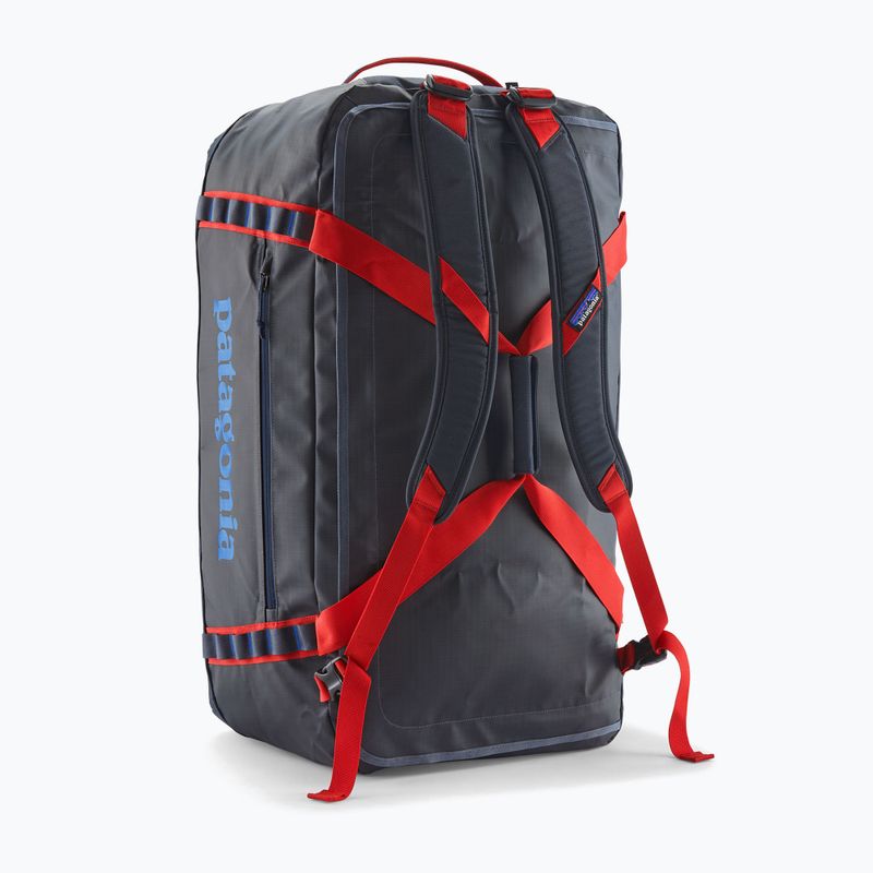 Borsa da viaggio Patagonia Black Hole Duffel 70 l smolder blue/amanita red 2