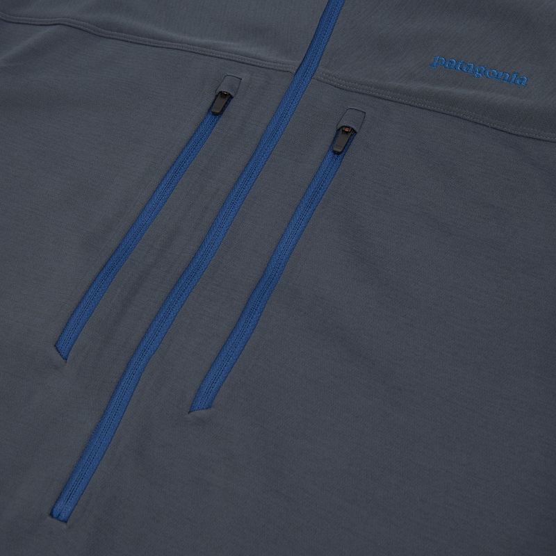 Felpa da uomo Patagonia R1 Ultralight Hoody smolder blue 11