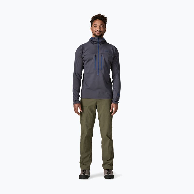 Felpa da uomo Patagonia R1 Ultralight Hoody smolder blue 2