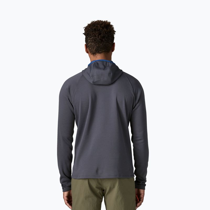 Felpa da uomo Patagonia R1 Ultralight Hoody smolder blue 3