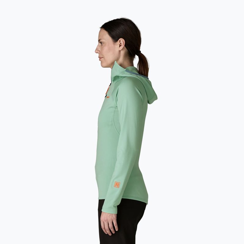 Felpa da donna Patagonia R1 Ultralight Hoody thin ice 4