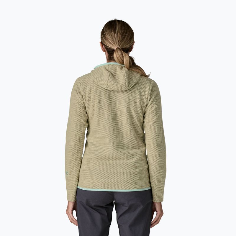 Felpa in pile da donna Patagonia R1 Air Full-Zip Hoody weathered stone 3