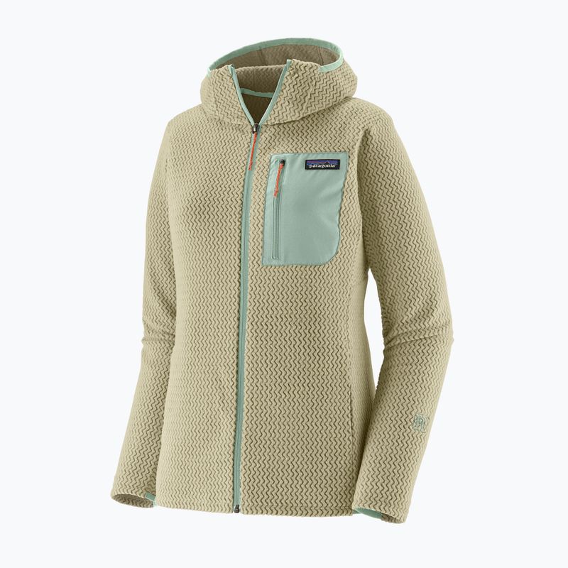 Felpa in pile da donna Patagonia R1 Air Full-Zip Hoody weathered stone 11