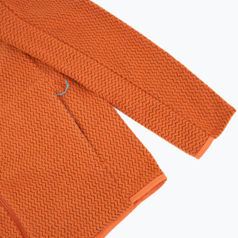 Felpa trekking da uomo Patagonia R1 Air coal orange 4