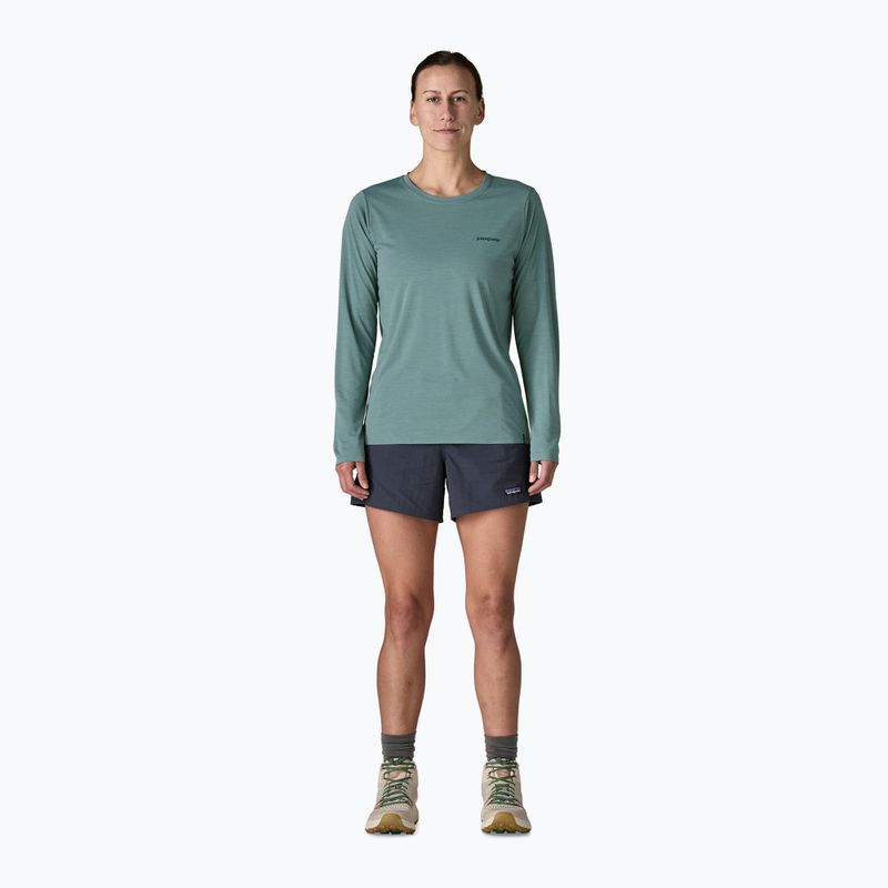 Maglia a maniche lunghe da donna Patagonia Capilene Cool Daily Shirt - Boardshort Logo blue sage/light blue sage x-dye 2