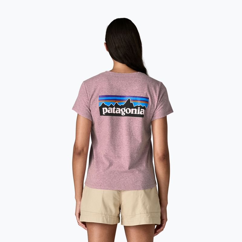 Maglietta da donna Patagonia P-6 Logo Responsibili-Tee qulet violet 3