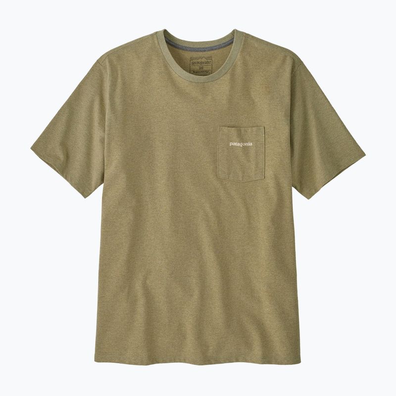 Maglietta da uomo Patagonia Boardshort Logo Pocket Responsibili gumtree green 5