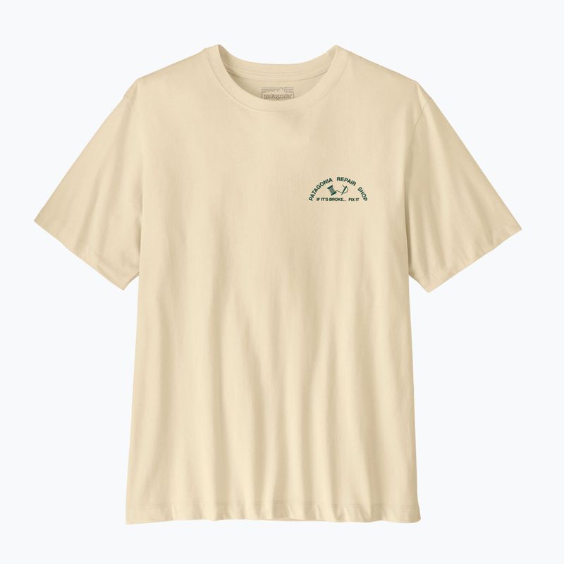 Maglietta da uomo Patagonia Repair Shop undyed natural