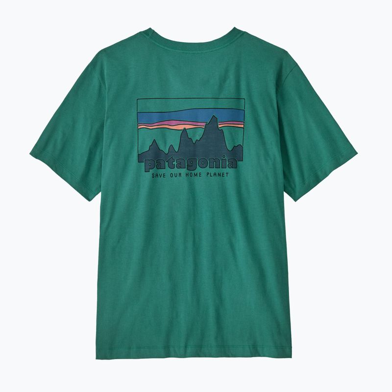 Maglietta da uomo Patagonia '73 Skyline gem green 2