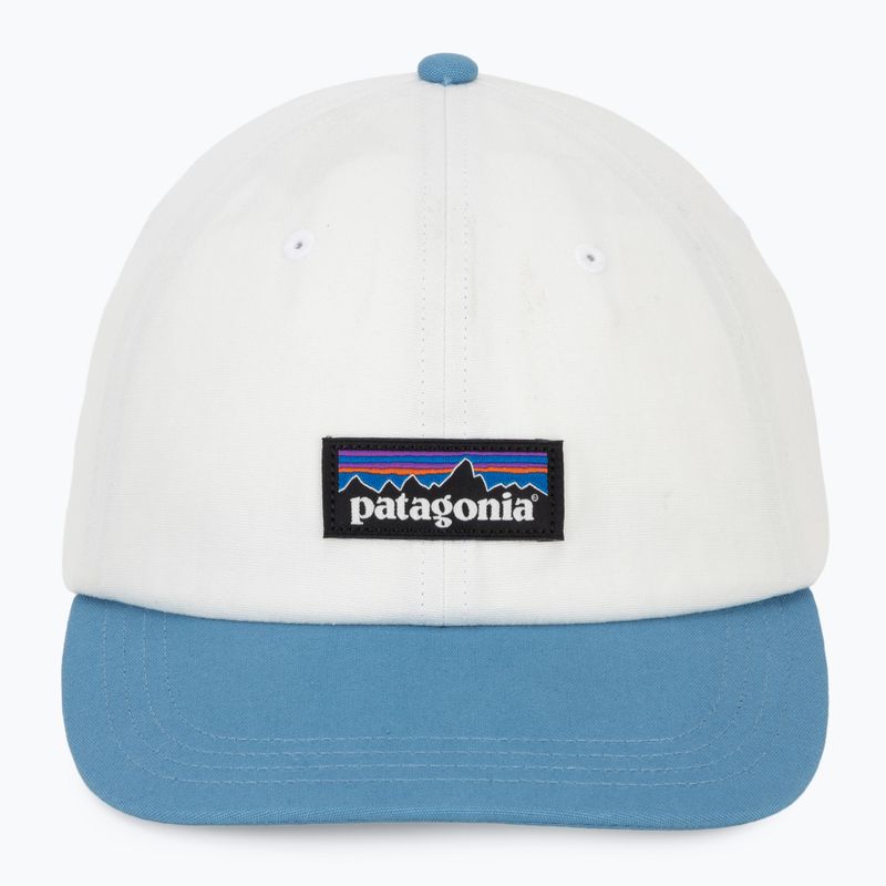 Cappellino con visiera Patagonia P-6 Label Trad birch white w/shore blue 2