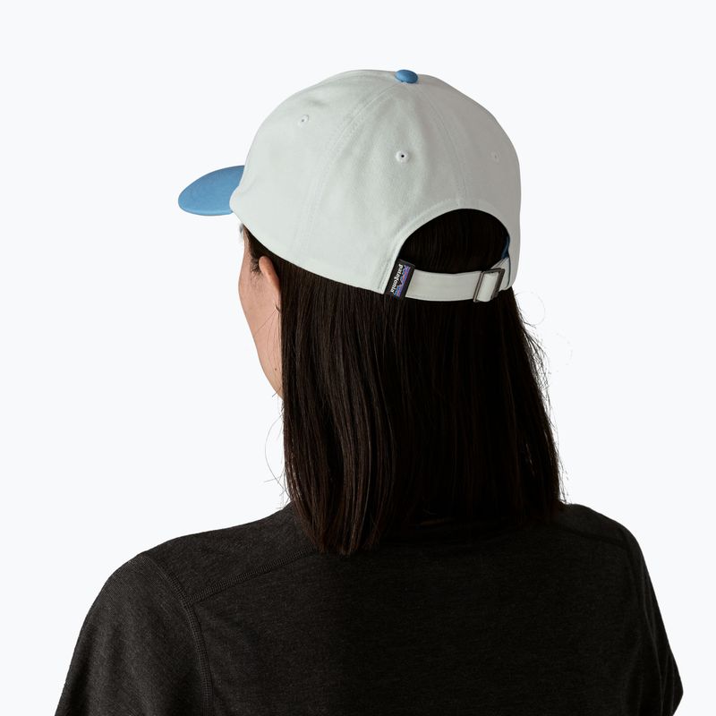 Cappellino con visiera Patagonia P-6 Label Trad birch white w/shore blue 3