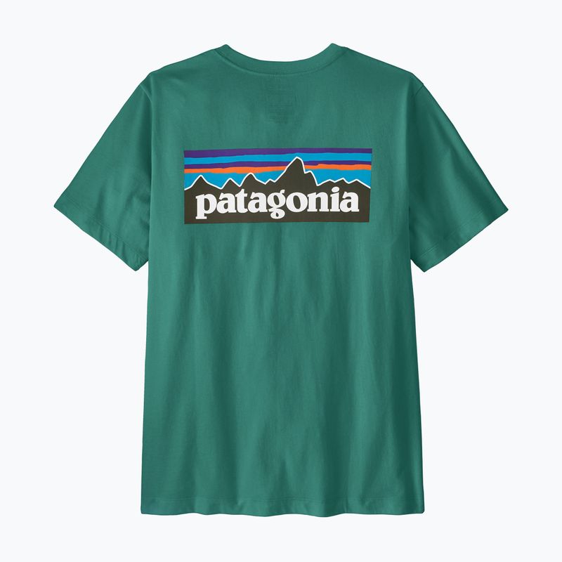 Maglietta da uomo Patagonia P-6 Logo gem green 5