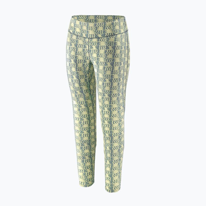 Pantaloni termici da donna Patagonia Capilene Midweight sun quilt: blue sage 3