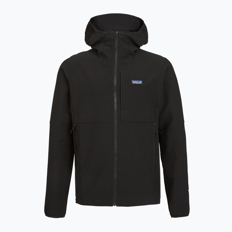 Giacca softshell da uomo Patagonia R1 TechFace Hoody black 2