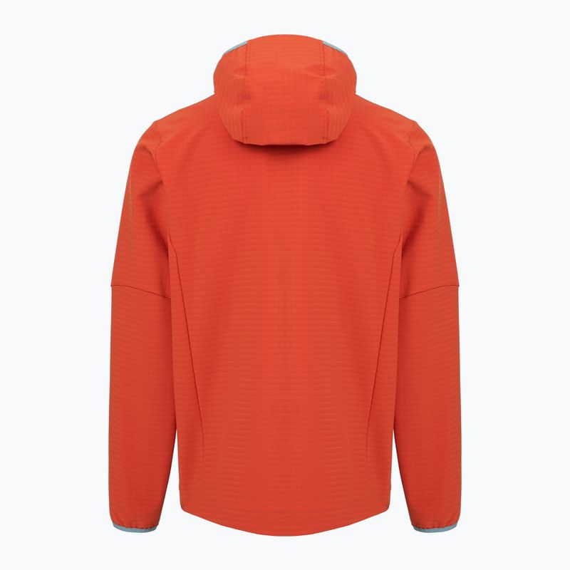 Giacca softshell da uomo Patagonia R1 TechFace Hoody hot ember 2