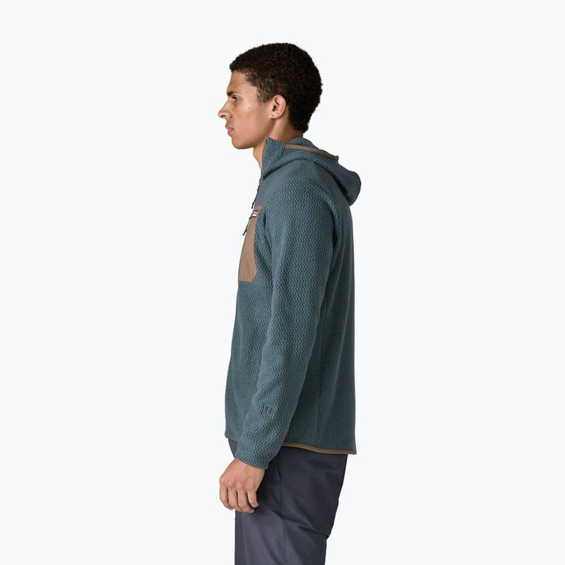 Felpa da trekking uomo Patagonia R1 Air Full-Zip Hoody summit blue 3