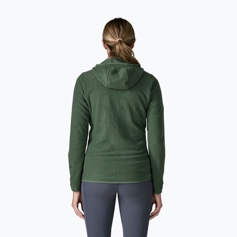 Pile donna Patagonia R1 Air Full-Zip Hoody canopy green 2