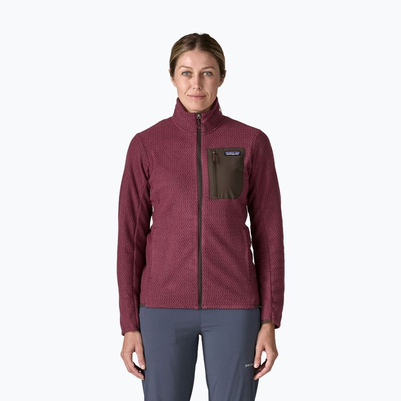Pile donna Patagonia R1 Air berry fig