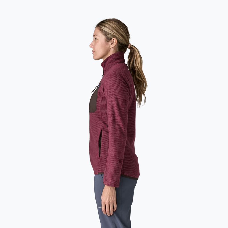 Pile donna Patagonia R1 Air berry fig 3