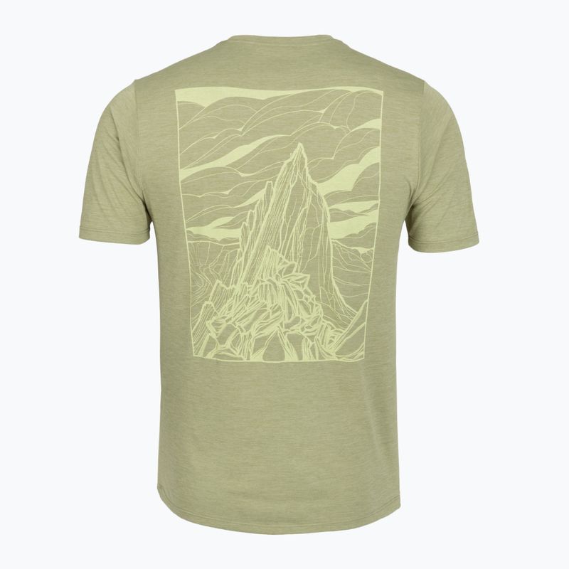 T-shirt da uomo Patagonia Cap Cool Daily Shirt - Cloud Crag gumtree green - light gumtree green x-dye 2
