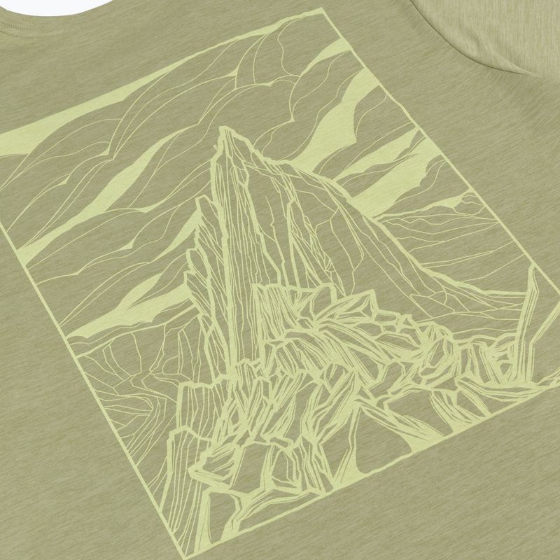 T-shirt da uomo Patagonia Cap Cool Daily Shirt - Cloud Crag gumtree green - light gumtree green x-dye 4