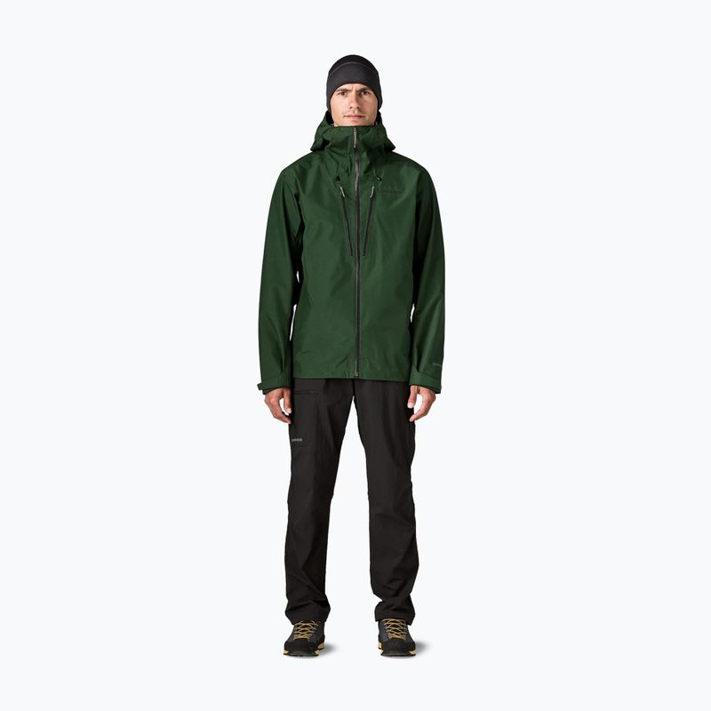 Giacca impermeabile da uomo Patagonia Triolet treeline green