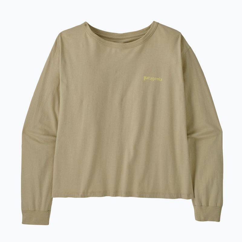 Longsleeve da donna Patagonia Hut Tripper Easy Cut weathered stone 2