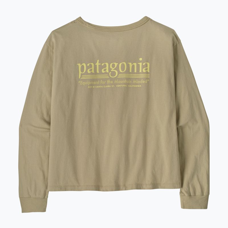 Longsleeve da donna Patagonia Hut Tripper Easy Cut weathered stone 3