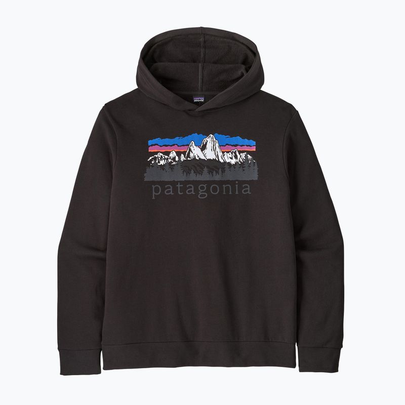 Felpa da trekking uomo Patagonia Fitz Roy Foothills Daily Hoody black
