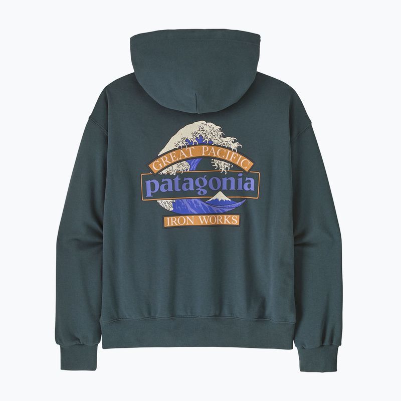 Felpa da trekking donna Patagonia Great Waves Daily Hoody summit blue 2