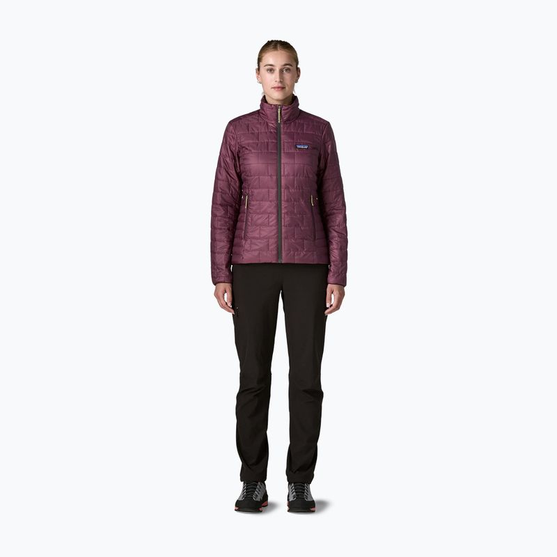 Giacca imbottita da donna Patagonia Nano Puff berry fig 2