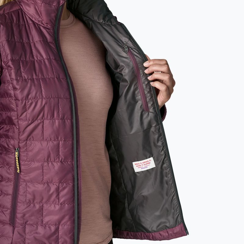 Giacca imbottita da donna Patagonia Nano Puff berry fig 7