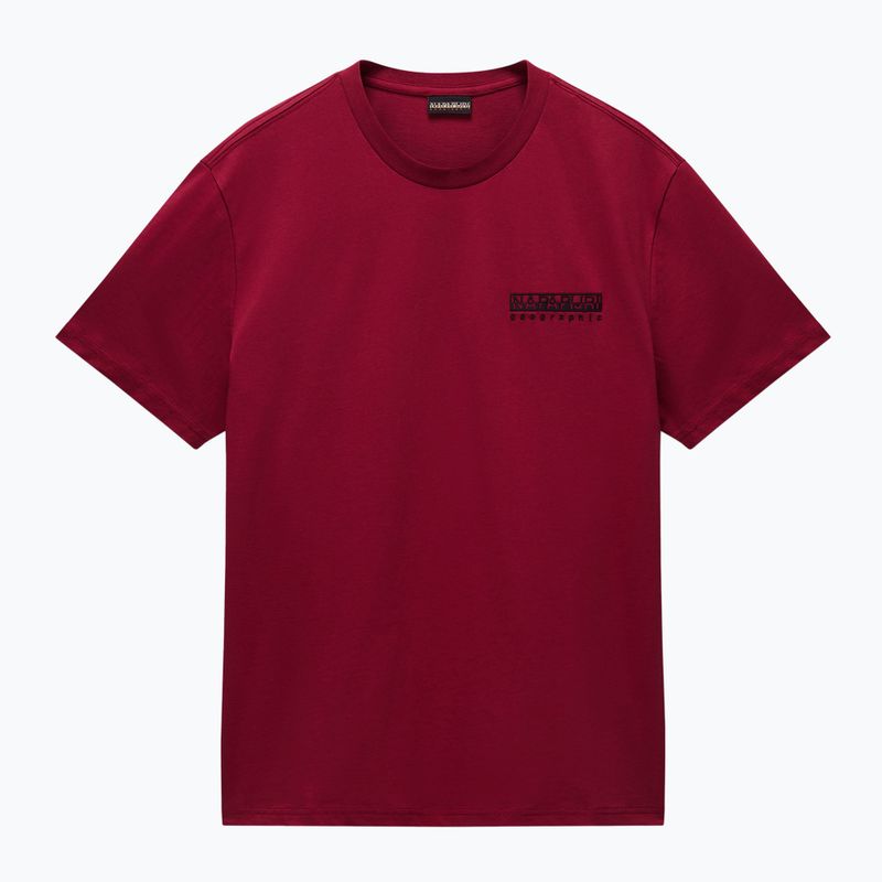 Napapijri S-Vignonil Back t-shirt uomo rosso tibetano R1E 5