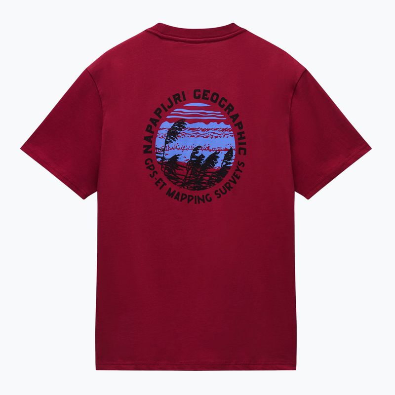Napapijri S-Vignonil Back t-shirt uomo rosso tibetano R1E 6