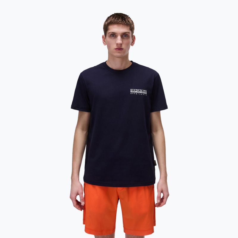 Maglietta Napapijri S-Vignonil back blu marine da uomo