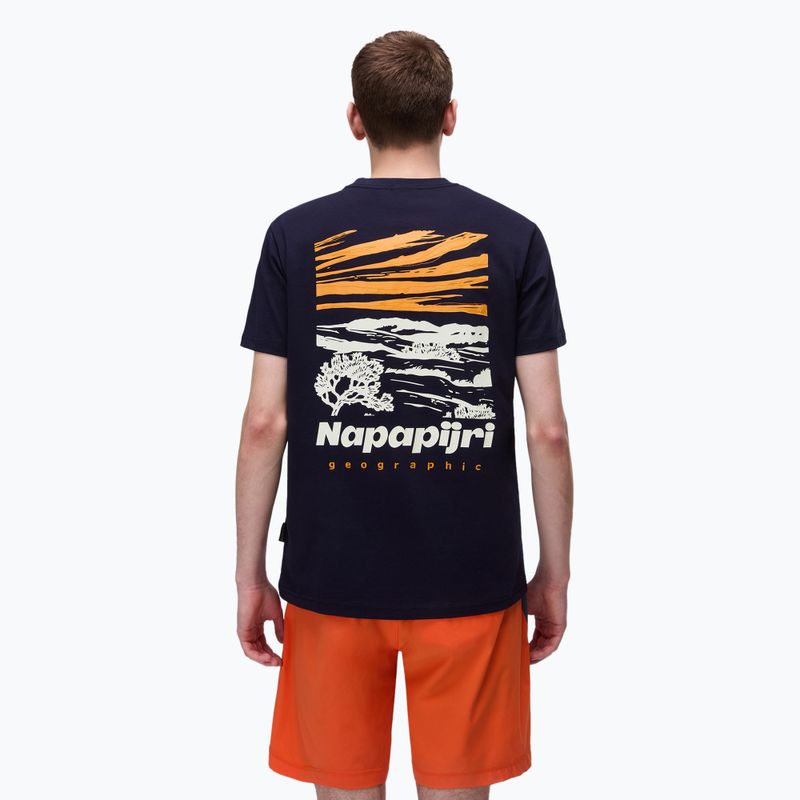 Maglietta Napapijri S-Vignonil back blu marine da uomo 2