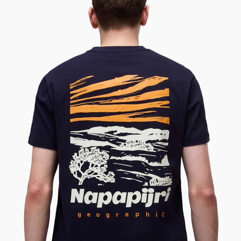 Maglietta Napapijri S-Vignonil back blu marine da uomo 4