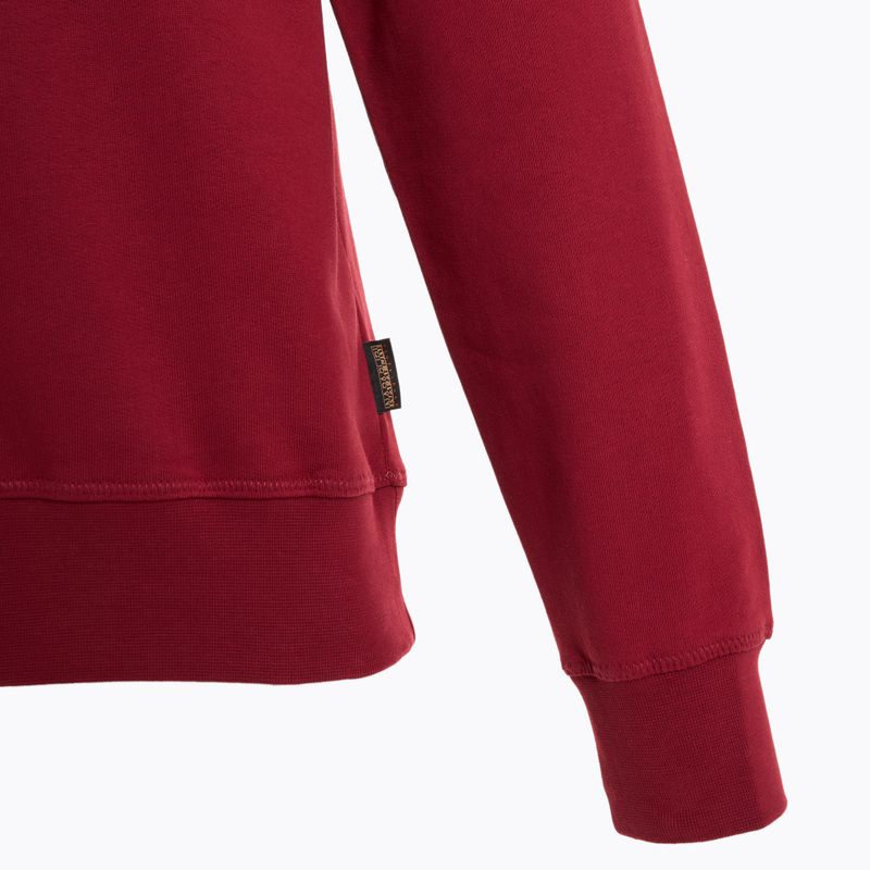 Felpa Napapijri B-Saturnia HZ uomo rosso tibetano R1E 3