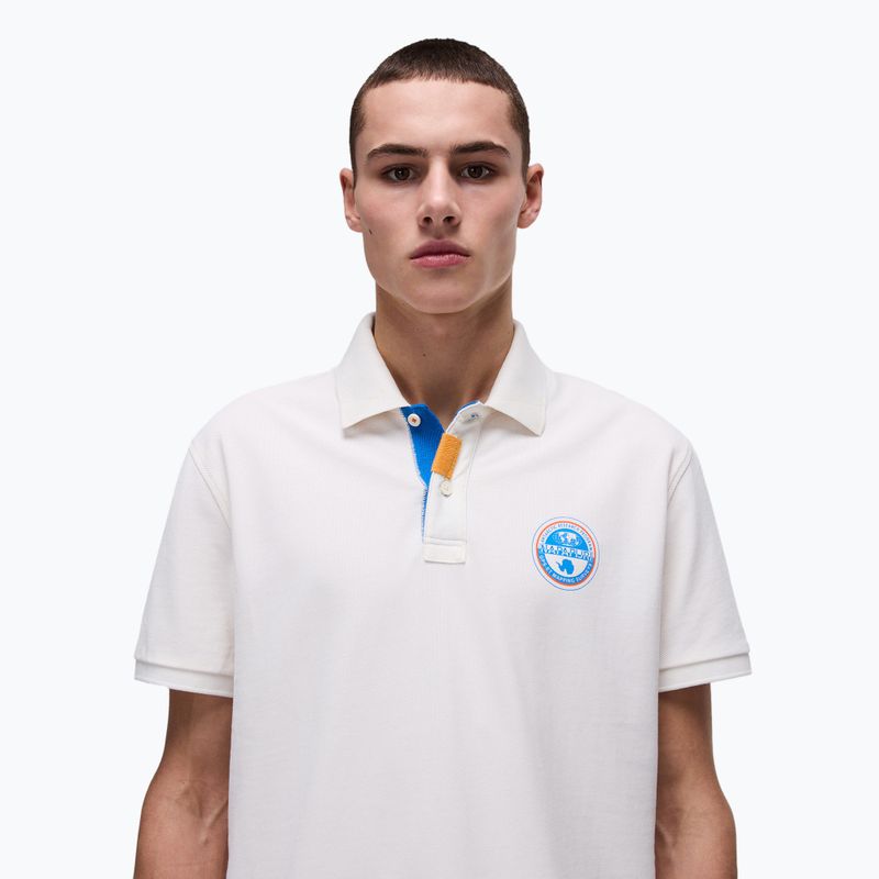 Polo Napapijri E-Clanis bianco whisper da uomo 3