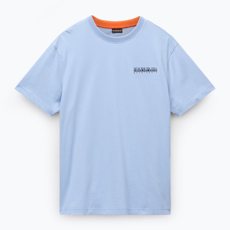 Maglietta Napapijri S-Sovana soft chambray da uomo I83 5
