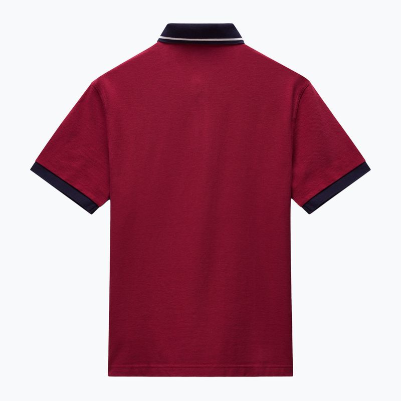 Polo da uomo Napapijri E-Zeri rosso tibetano r1e 2