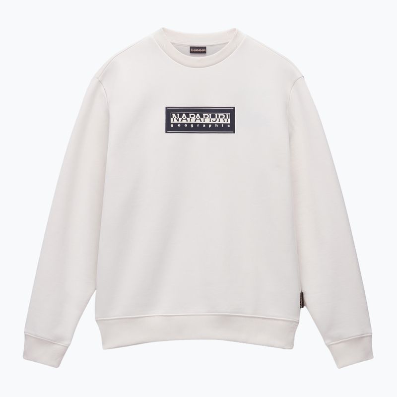 Felpa Napapijri B-Box Logo C bianco whisper da uomo 4