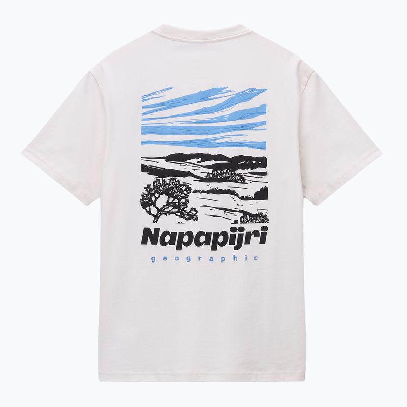 Maglietta Napapijri S-Vignonil Back bianca whisper da uomo 6