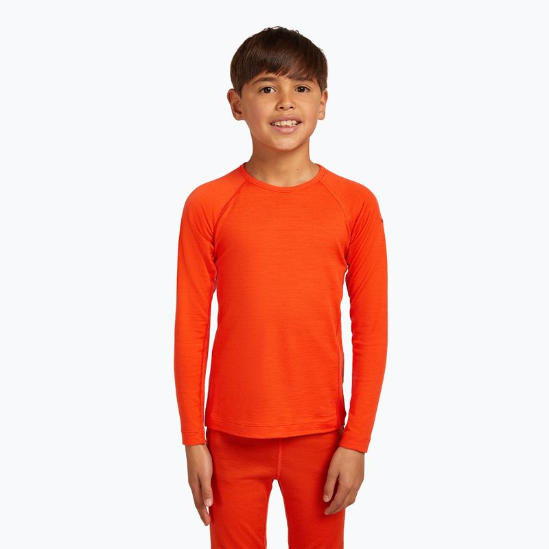 Maglia termica per bambini icebreaker 200 Oasis Crewe fervid 3